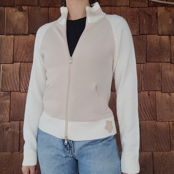 90's zip up sweater